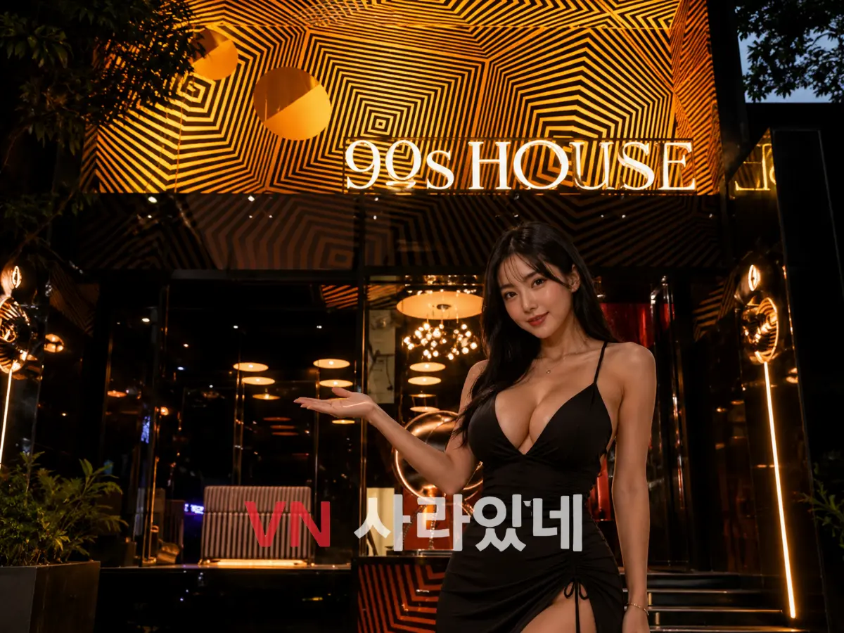 호치민 90S 하우스 가라오케 — 1군 지역 신규 하이퀄리티 로컬 KTV 대표 이미지
